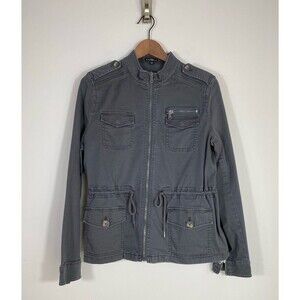 Express Utility Military Jacket – Gray, Size Small